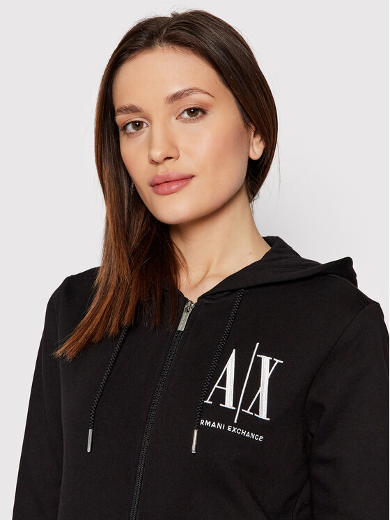 Armani Exchange Armani Exchange Mikina 8NYM22 YJ68Z 1200 Černá Regular Fit
