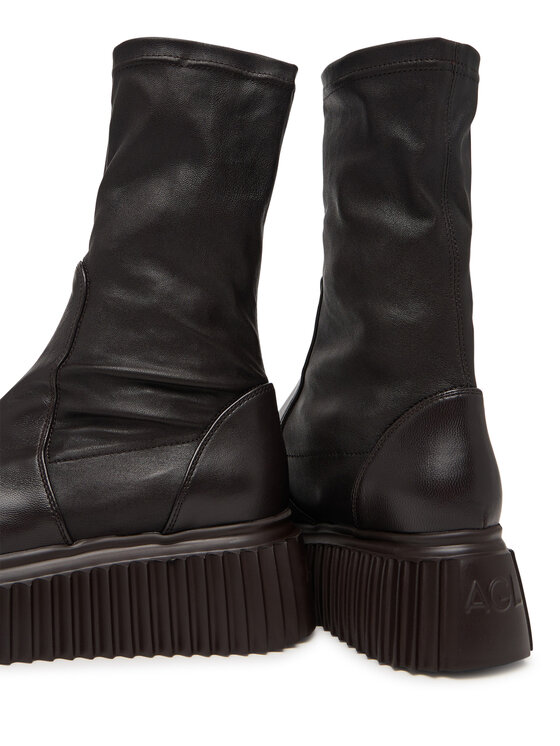 AGL AGL Botine Milagros Stretch D751559PGK Verde închis