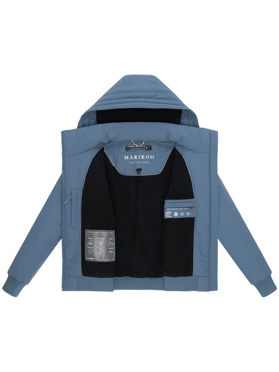 Marikoo Marikoo Kurtka zimowa Mooni Niebieski Regular Fit