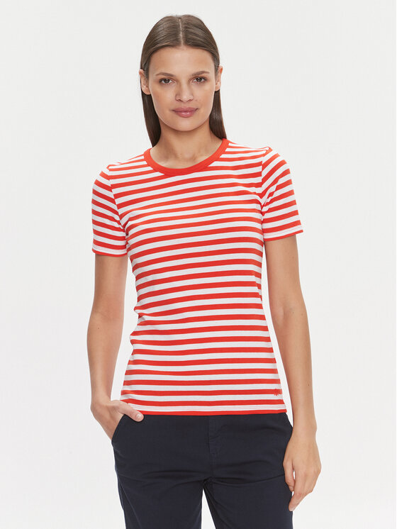 United Colors Of Benetton Tricou 3OA6E16A0 Alb Regular Fit
