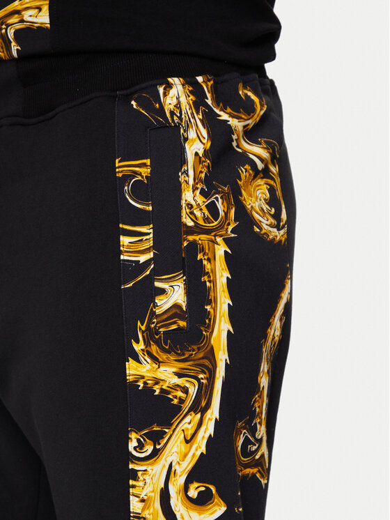 Versace Jeans Couture Versace Jeans Couture Pantaloni da tuta 77GAA3C0 FS161 Nero Regular Fit