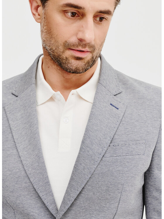Pako Lorente Pako Lorente Marynarka P25SF-3X-023 Szary Slim Fit