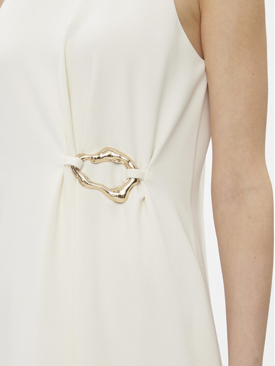 Marella Marella Abito da cocktail Battage 2413221013 Écru Regular Fit