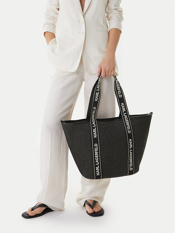KARL LAGERFELD KARL LAGERFELD Ročna torba A1W46074 Črna