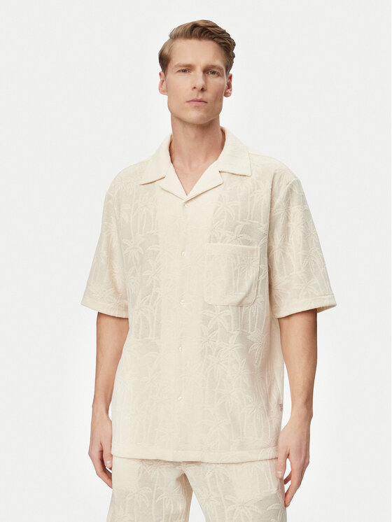 Guess Guess Särk F6GP05 KG362 Kreemjas Regular Fit