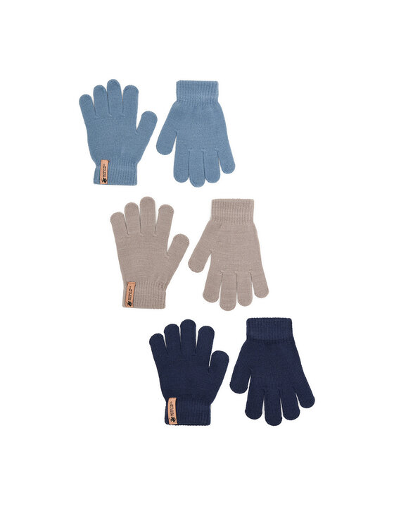 Beverly Hills Polo Club Beverly Hills Polo Club Набір рукавиць CEO-ACCCS-BHPC-03(3-PACK) Голубий
