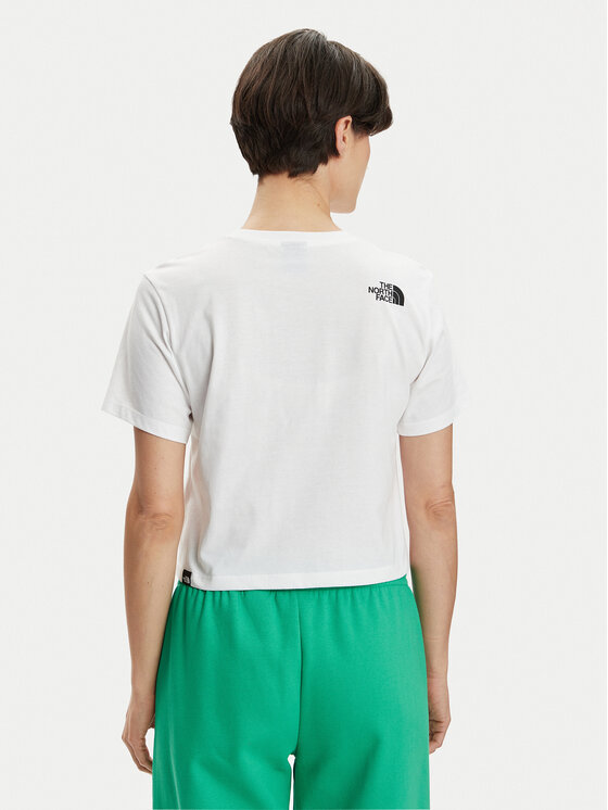The North Face The North Face T-Shirt Simple Dome NF0A87U4 Weiß Relaxed Fit