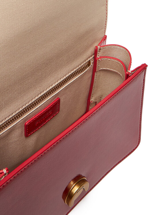 PINKO PINKO Handtasche Love One Top Handle Mini Light PE 25 PLTT 100071 A1UV Rot