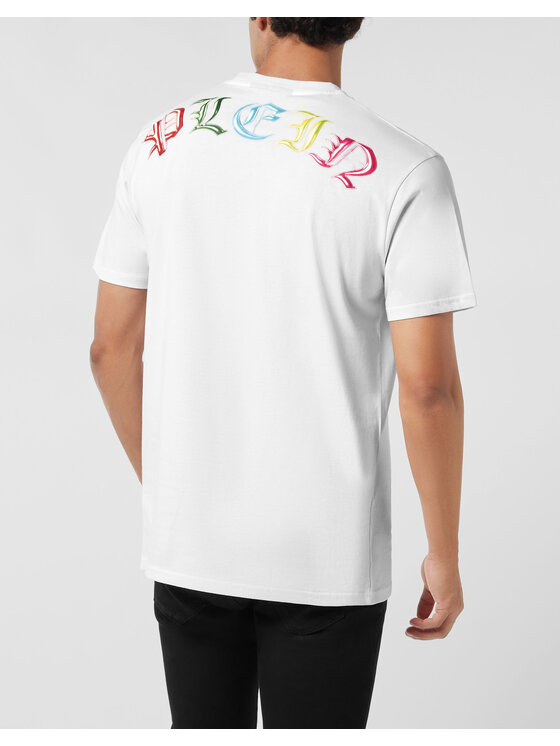 PHILIPP PLEIN PHILIPP PLEIN Tričko 25631 Biela Regular Fit