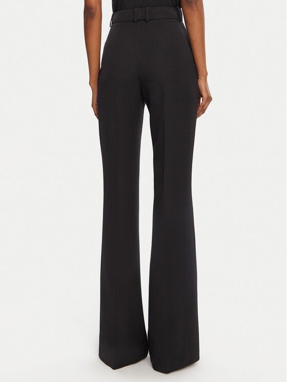 Balmain Balmain Παντελόνι υφασμάτινο DF1PO104WC09 Μαύρο Regular Fit