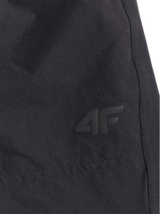 4F 4F Szorty rowerowe GET LOST FEEL FOUND Czarny Regular Fit