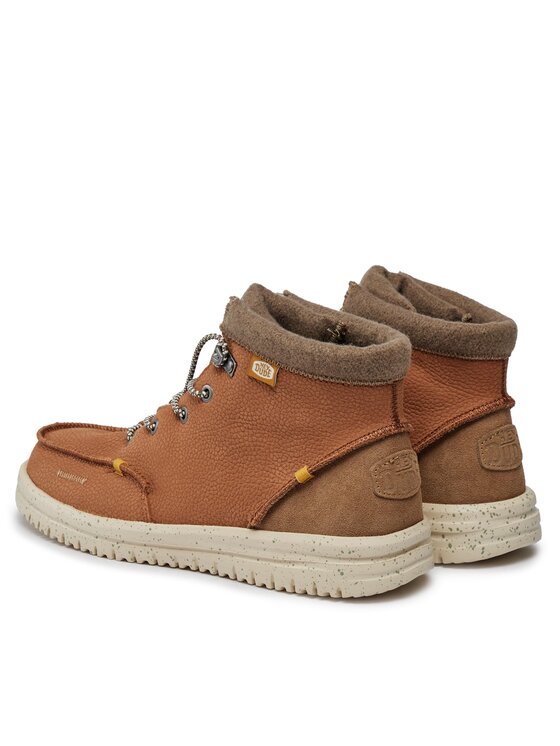 Hey Dude Hey Dude Šnurovacia obuv Bradley Boot Leather 40189-21N Hnedá