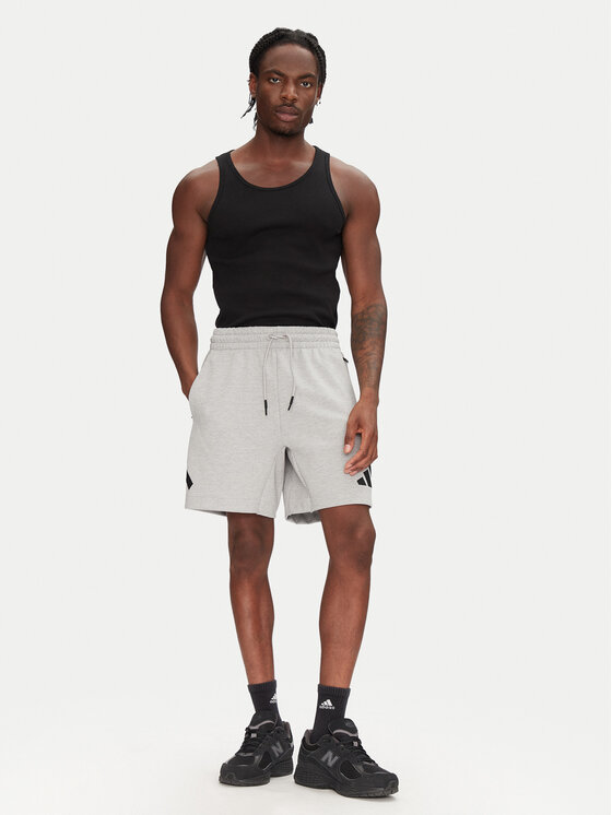 adidas adidas Pantaloni scurți sport Z.N.E. JJ4892 Gri Regular Fit