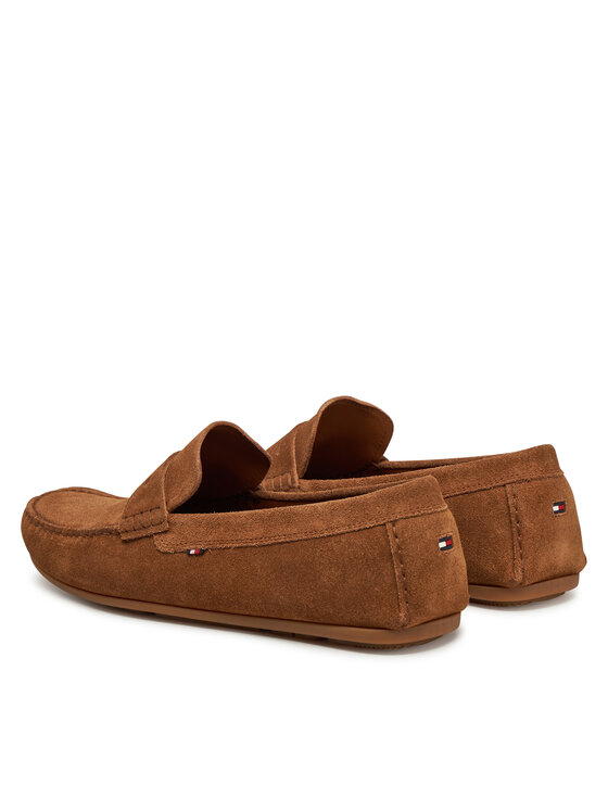 Tommy Hilfiger Tommy Hilfiger Мокасини Casual Hilfiger Suede Driver FM0FM04998 Коричневий