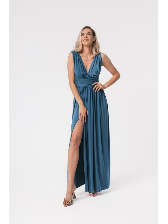 Aurora Aurora Večerní šaty Aurelia (jeans) Modrá Feminine Fit
