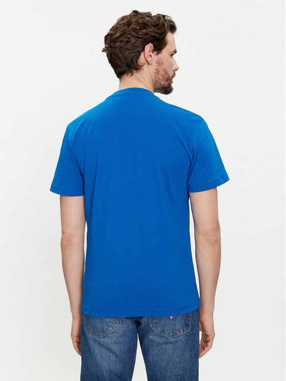 Napapijri Napapijri T-Shirt Iaato NP0A4HFZ Modrá Regular Fit