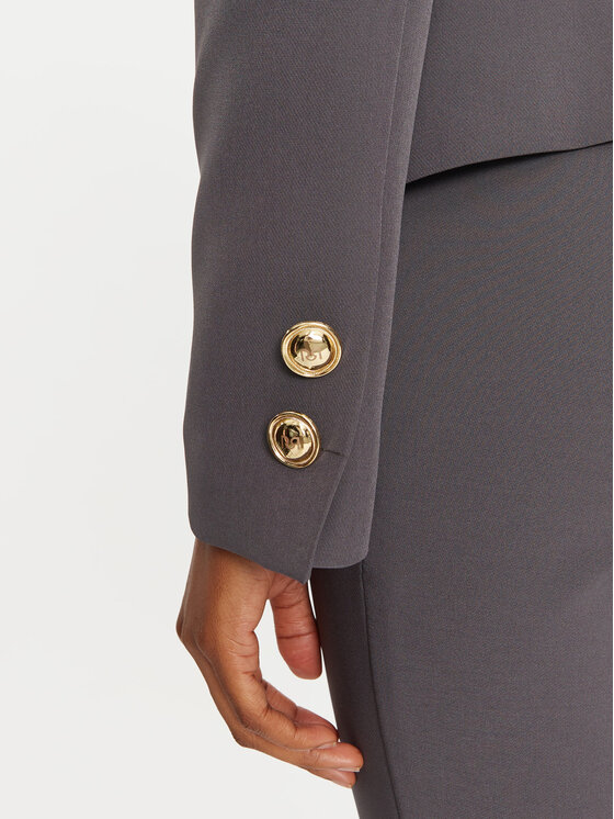 Rinascimento Rinascimento Marynarka 1000769226573 Szary Regular Fit
