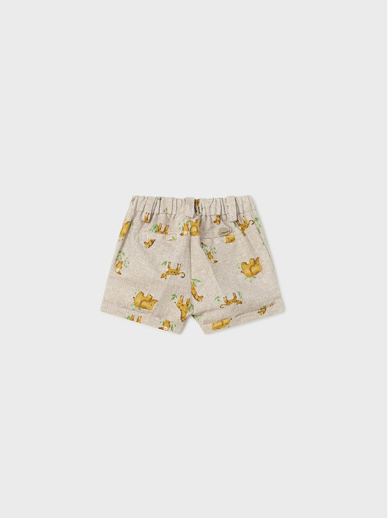 Mayoral Mayoral Pantaloncini di tessuto 1257 Marrone Regular Fit