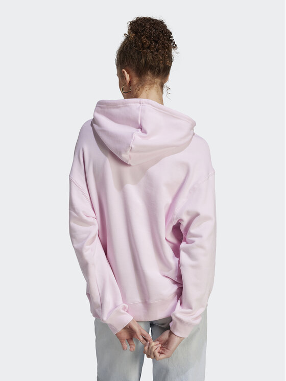 adidas adidas Sweatshirt Essentials Big Logo Oversized French Terry Hoodie IL3319 Rosa Loose Fit