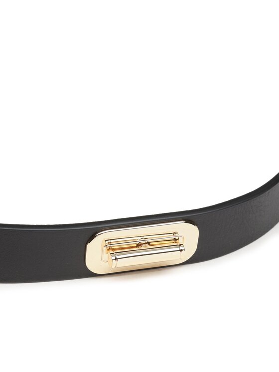 Tommy Hilfiger Tommy Hilfiger Pasek na talię Turnlock 2.5 AW0AW14723 Czarny