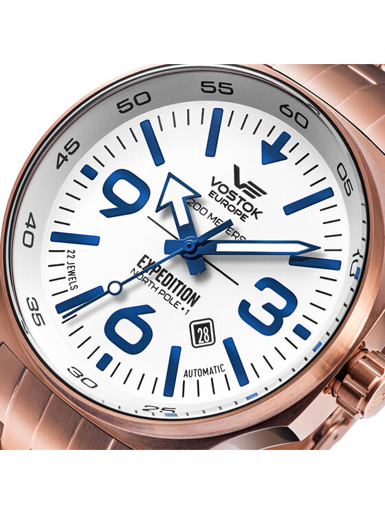 Vostok Europe Vostok Europe Zegarek YN55-595B641B Różowe złoto