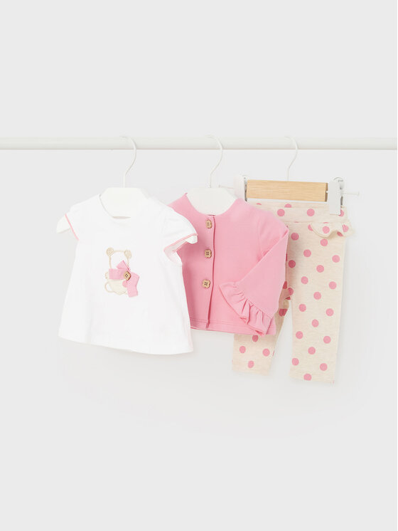 Mayoral Mayoral Set T-Shirt, Pullover und Leggings 01715 Bunt Slim Fit