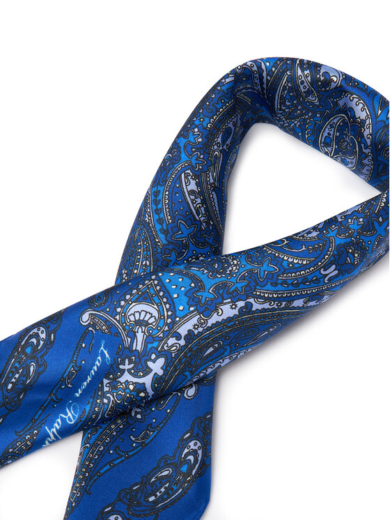 LAUREN RALPH LAUREN LAUREN RALPH LAUREN Šilkinė skarelė Paisley Sandwashed 454P09786001 Mėlyna