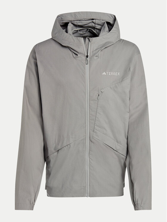 adidas adidas Ветровка Terrex Xploric IK9115 Сив Regular Fit