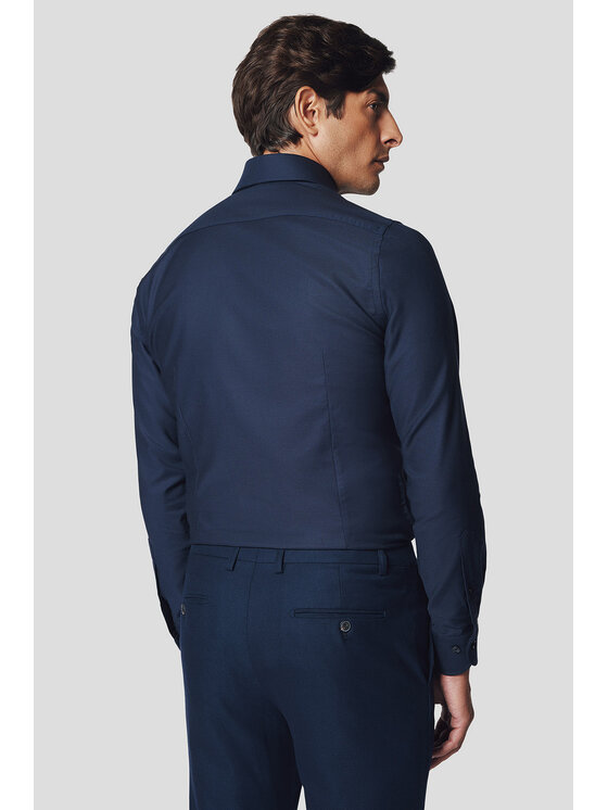 Lancerto Lancerto Koszula Malin KO073224000028 Granatowy Slim Fit
