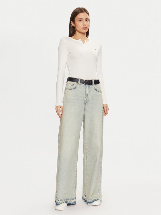 Tommy Jeans Tommy Jeans Bluza DW0DW19501 Bela Slim Fit