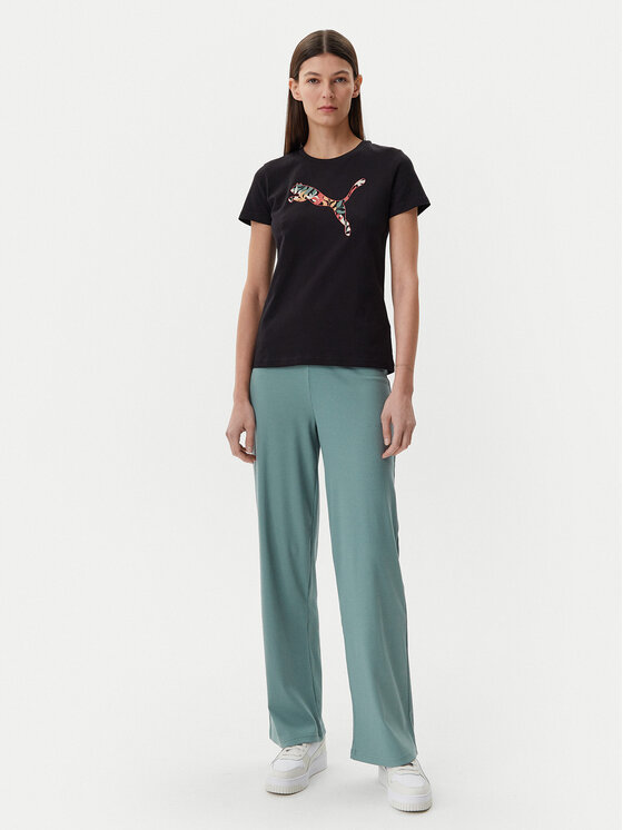 Puma Puma Спортивні штани Ess Elevated 685025 Зелений Straight Fit