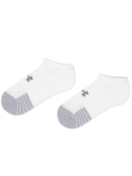 Under Armour Under Armour Trumpos kojinės Heatgear No Show Sock 1346755-100 Balta