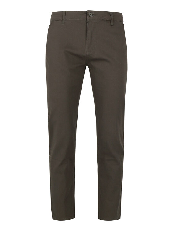 Volcano Volcano Chinosy R-RIGO Brązowy Regular Fit