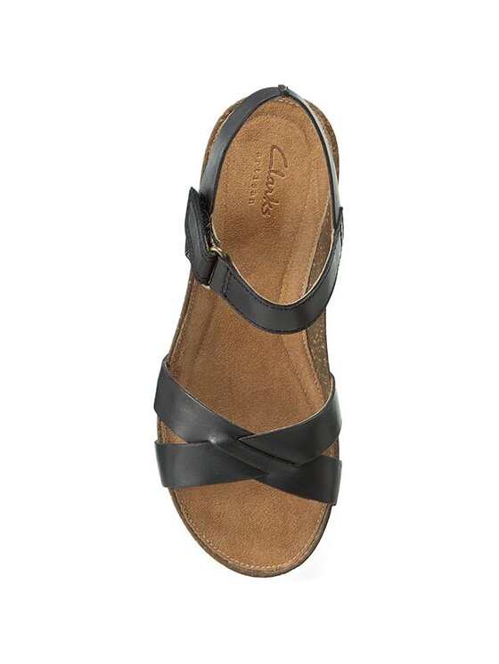 Clarks Sanda y Temira Compass 261149474 Czarny Modivo.pl