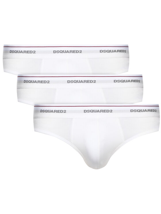 Dsquared2 Underwear Dsquared2 Underwear Súprava 3 kusov slipov DCX610040 Béžová