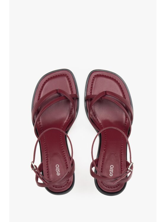 Estro Estro Sandali ER00117184 Bordeaux