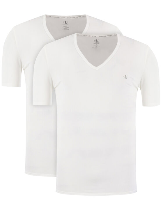 Calvin Klein Underwear 2 marškinėlių komplektas 000NB2408A Balta Regular Fit