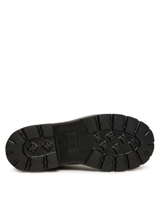 Tommy Jeans Tommy Jeans Saapad Tjw Leather Mid Tubular Boot EN0EN02834 Must