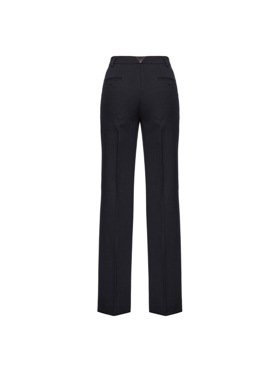 PINKO PINKO Παντελόνι γυναικείο Pantalone donna paraguay Μαύρο Regular Fit