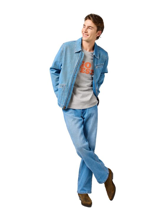 Wrangler Wrangler Giacca di jeans 112362738 Blu Regular Fit