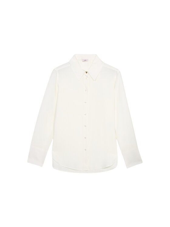 Oltre Oltre Koszula 5112R003017N011 Biały Regular Fit