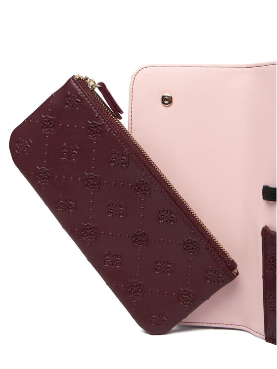 Guess Guess Velika ženska denarnica PW7546 P5461 Bordo rdeča