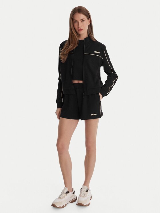 Guess Guess Sportovní kraťasy V6GD08 K3004 Černá Relaxed Fit