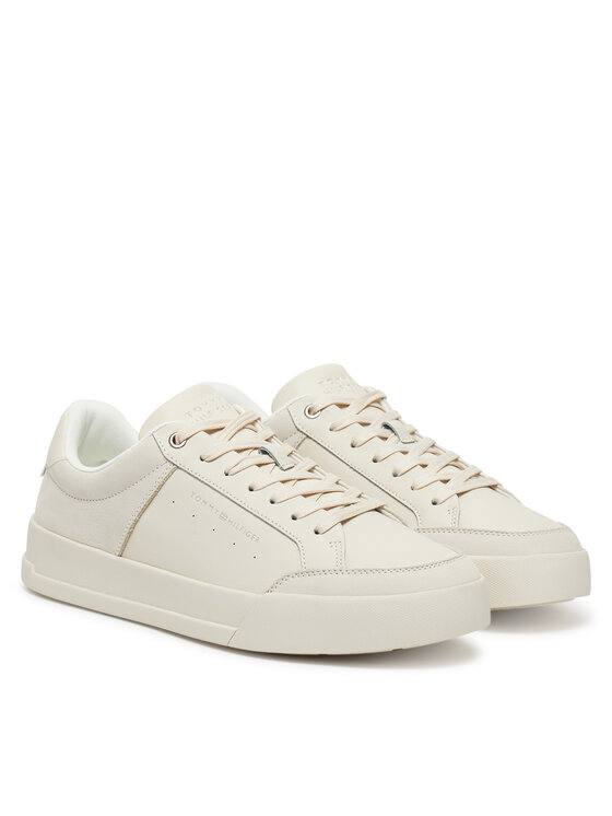 Tommy Hilfiger Tommy Hilfiger Tenisice Court Mix Lnubuck FM0FM05410 Bež