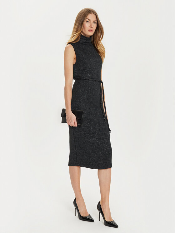 Artigli Artigli Kötött ruha ACAB000426 Fekete Regular Fit
