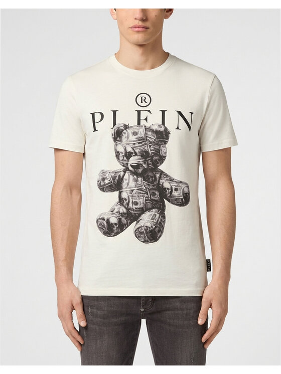 PHILIPP PLEIN PHILIPP PLEIN T-shirt 31600 Bianco Regular Fit