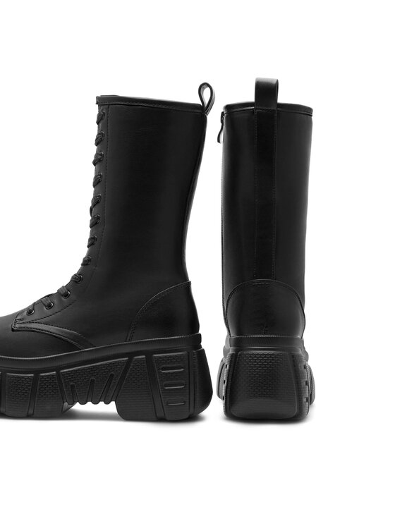 DeeZee DeeZee Schnürschuhe H1937-20 Schwarz