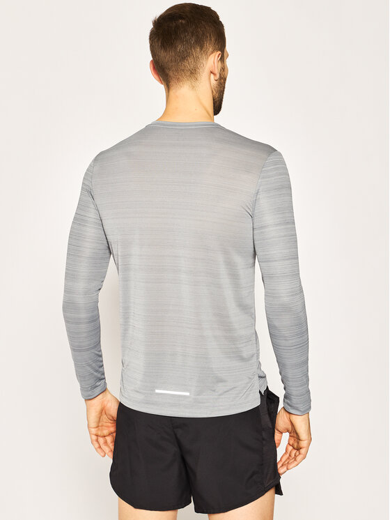 Nike Technisches T Shirt Miler AJ7568 Grau Regular Fit Modivo