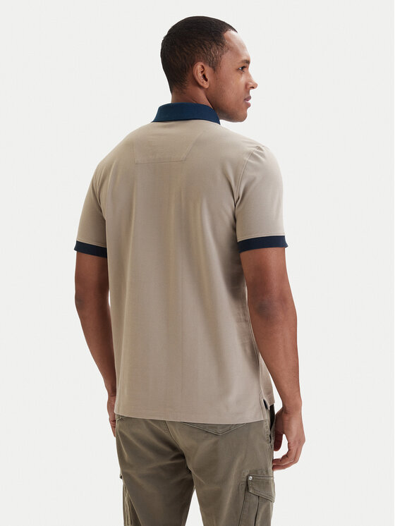 Aeronautica Militare Aeronautica Militare Pólóing 261PO1908UP00191 Bézs Slim Fit