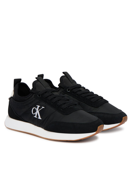 Calvin Klein Calvin Klein Sneakers Retro Runner Lace Up Sock YW0YW02060 Nero